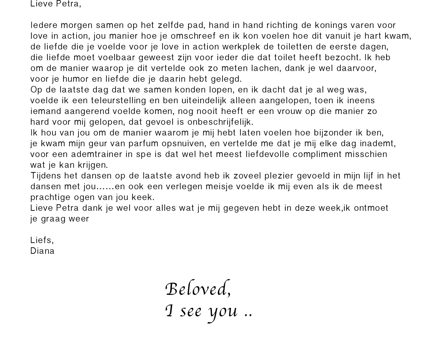 Beloved | Outrageous Love Letters